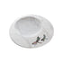 Marble Serving Platter with Mother of Pearl Inlay,